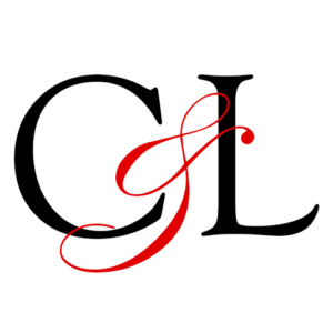 A black and red logo with the letters C and L.